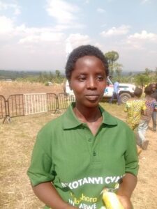 Scovia Uwera, l'une des participants